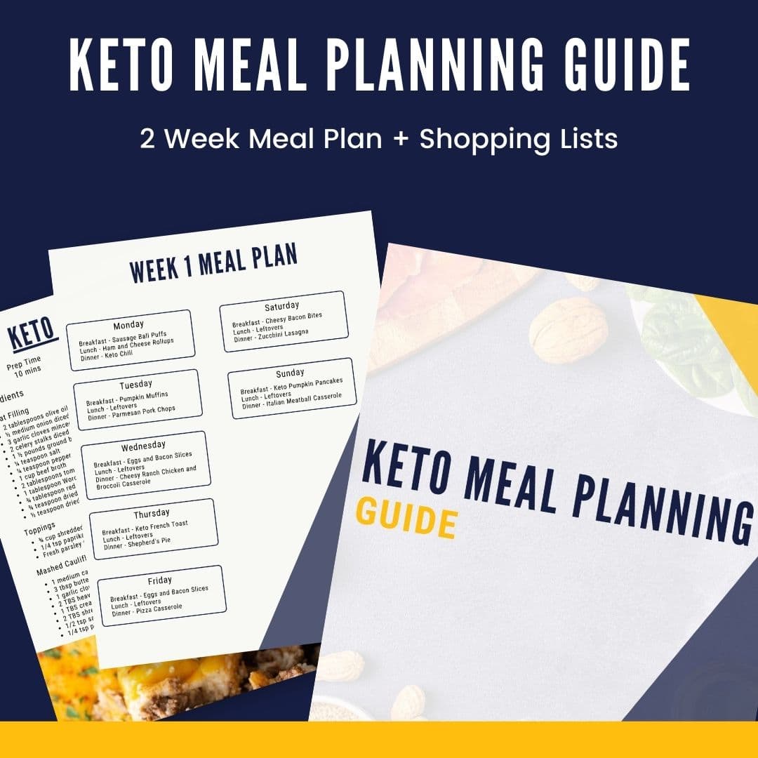 Keto 2 Week Meal Plan + Shopping Lists